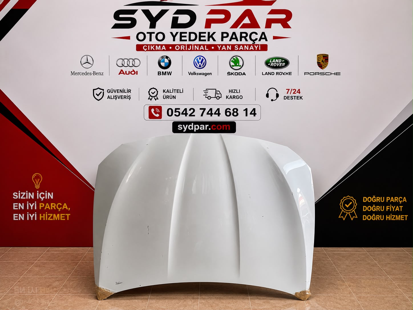 BMW F30 ORİJİNAL ÇIKMA KAPUT BEYAZ