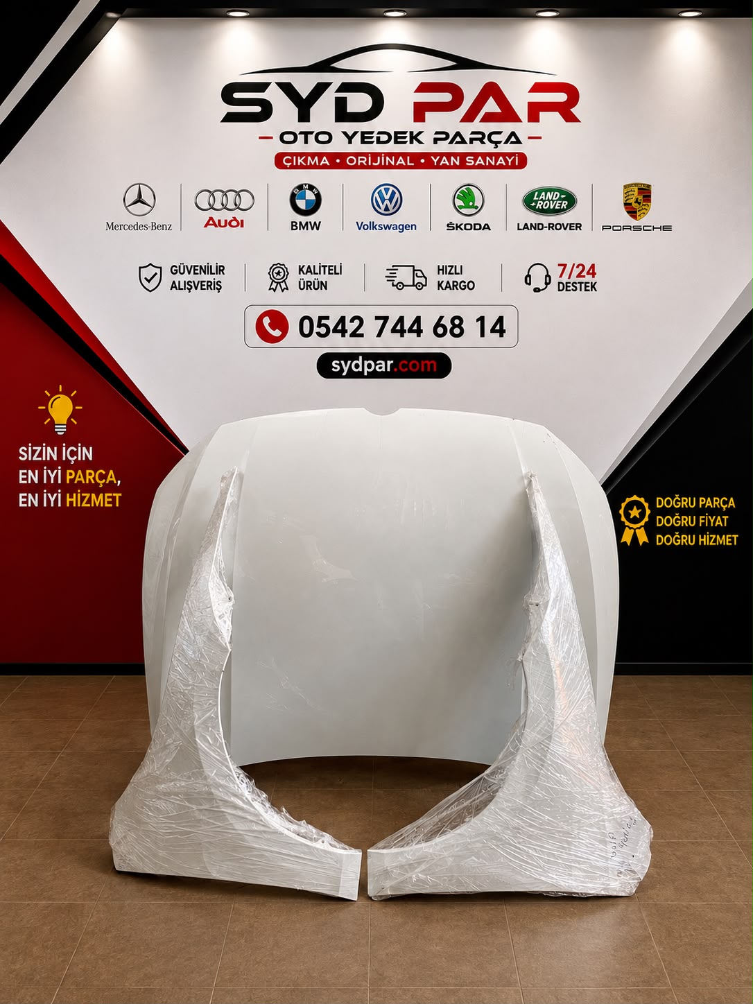 VOLKSWAGEN MK8 (CD) ORİJİNAL ÇIKMA KAPUT BEYAZ 1