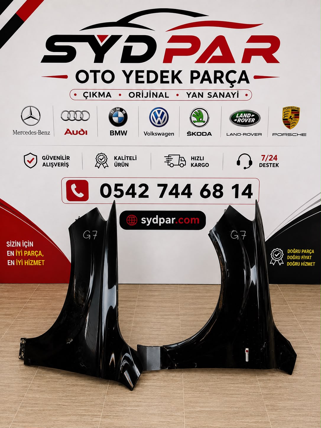 AUDİ Q7 ORİJİNAL ÇIKMA ÇAMURLUK